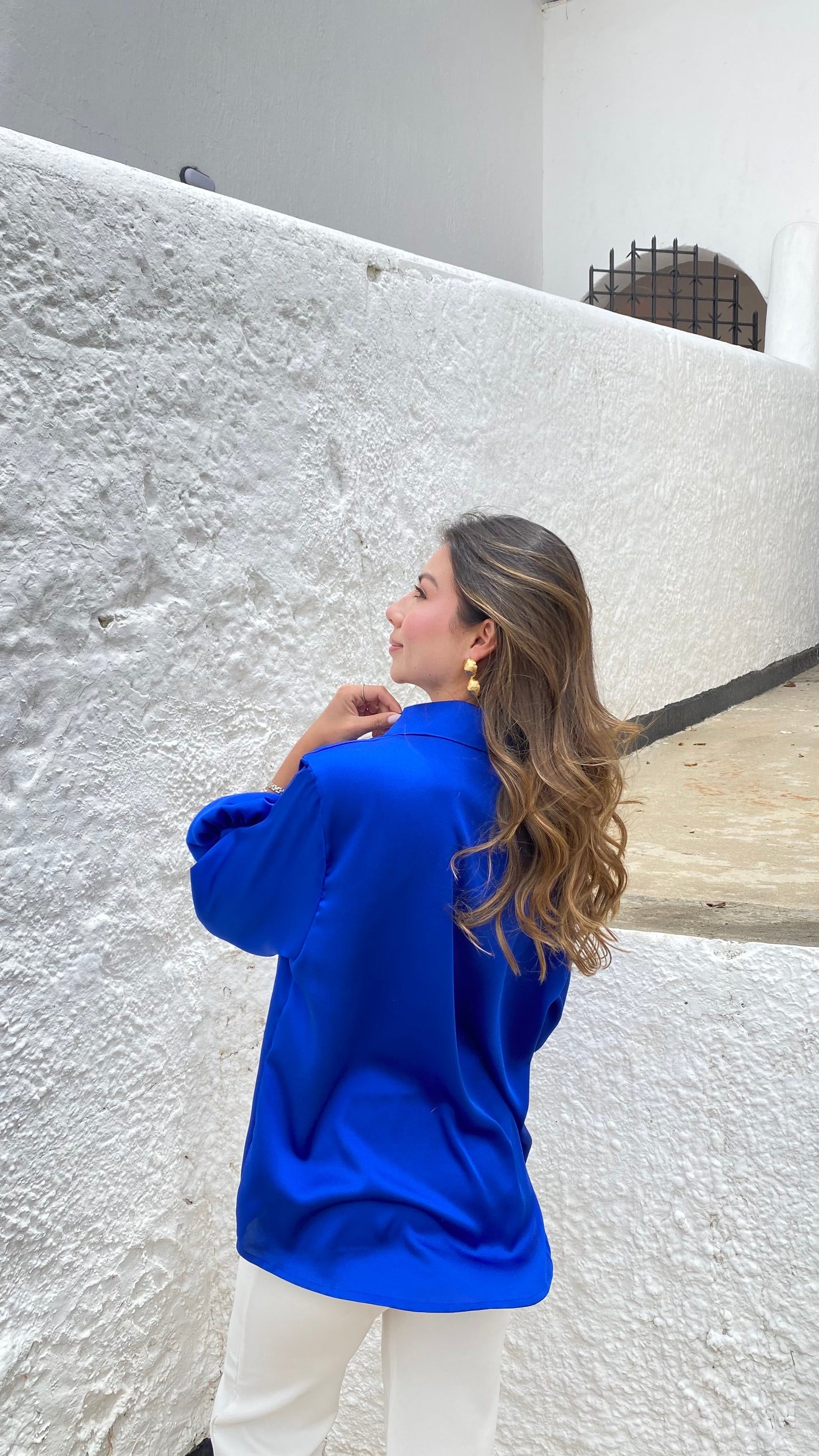 Blusa Victoria Turquesa