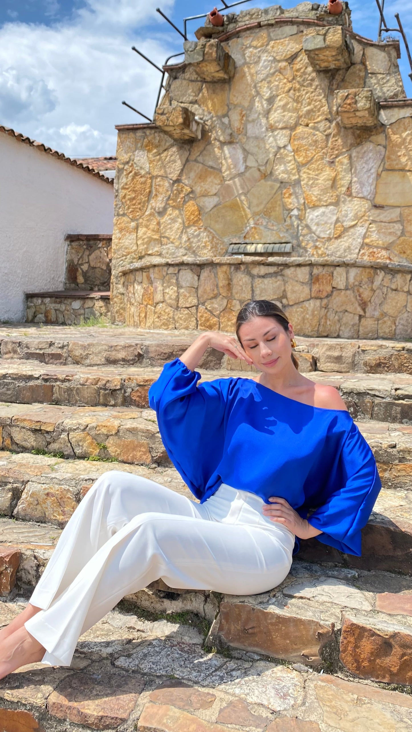 Blusa Turquesa