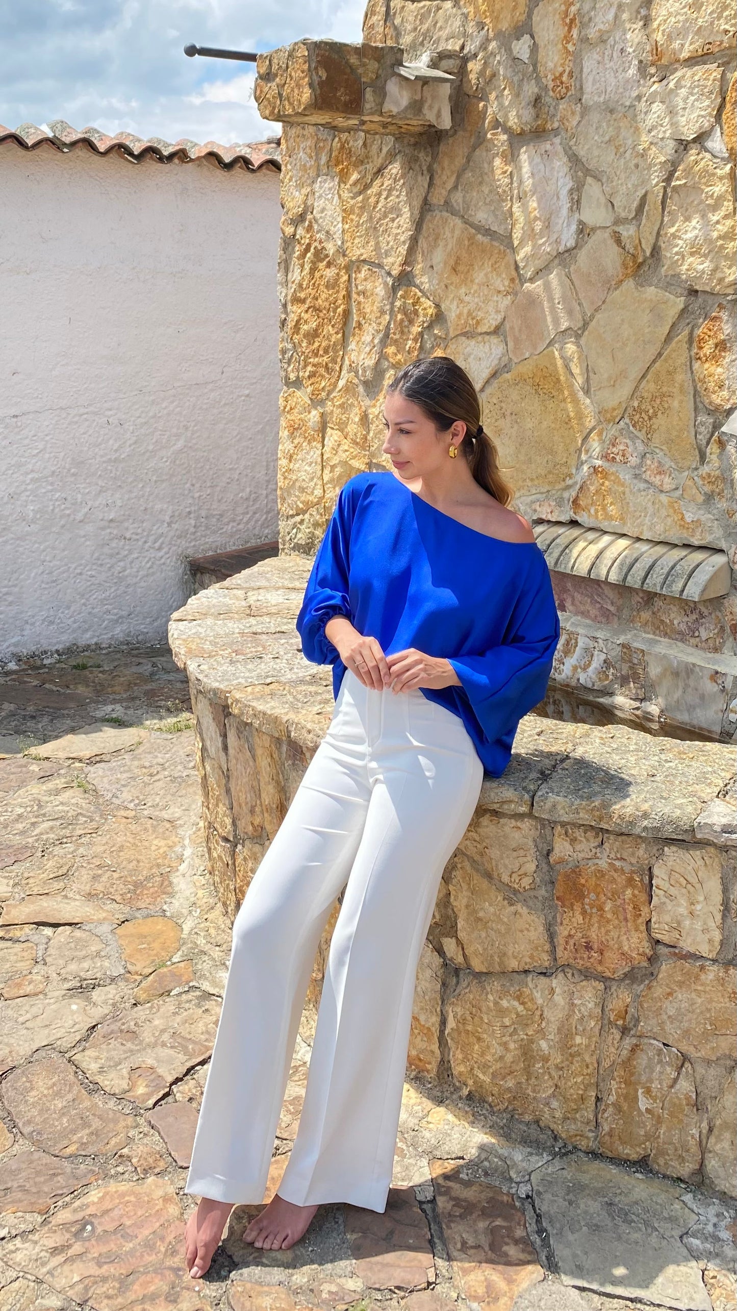 Blusa Turquesa