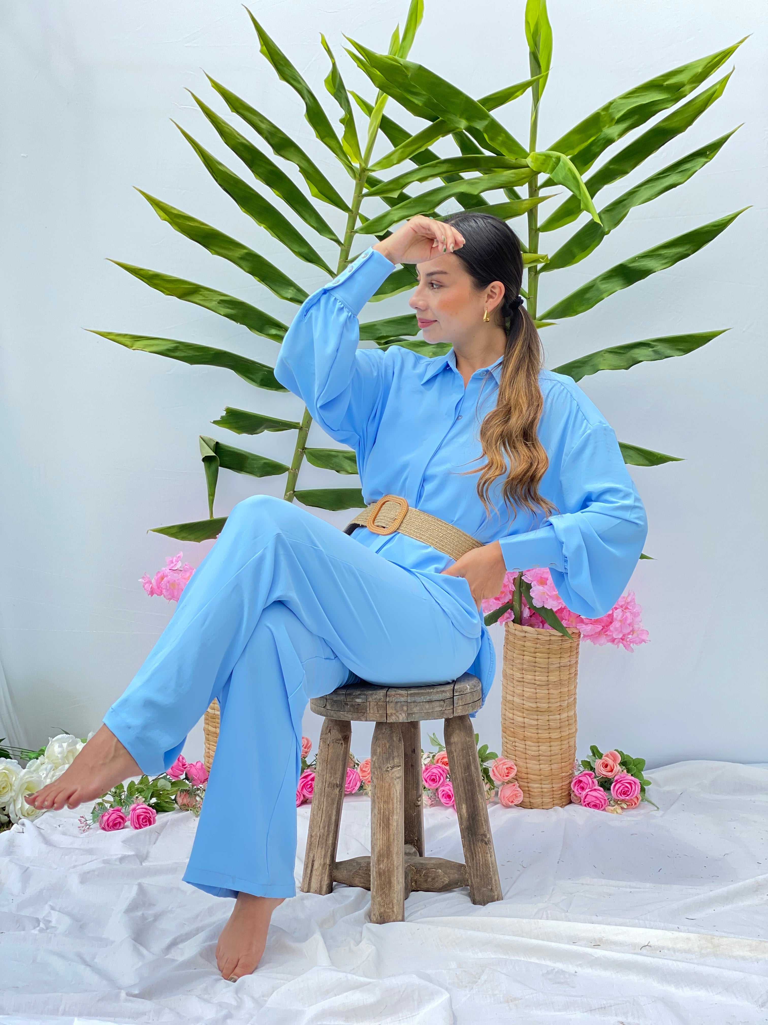 Pantalón Milán Azul