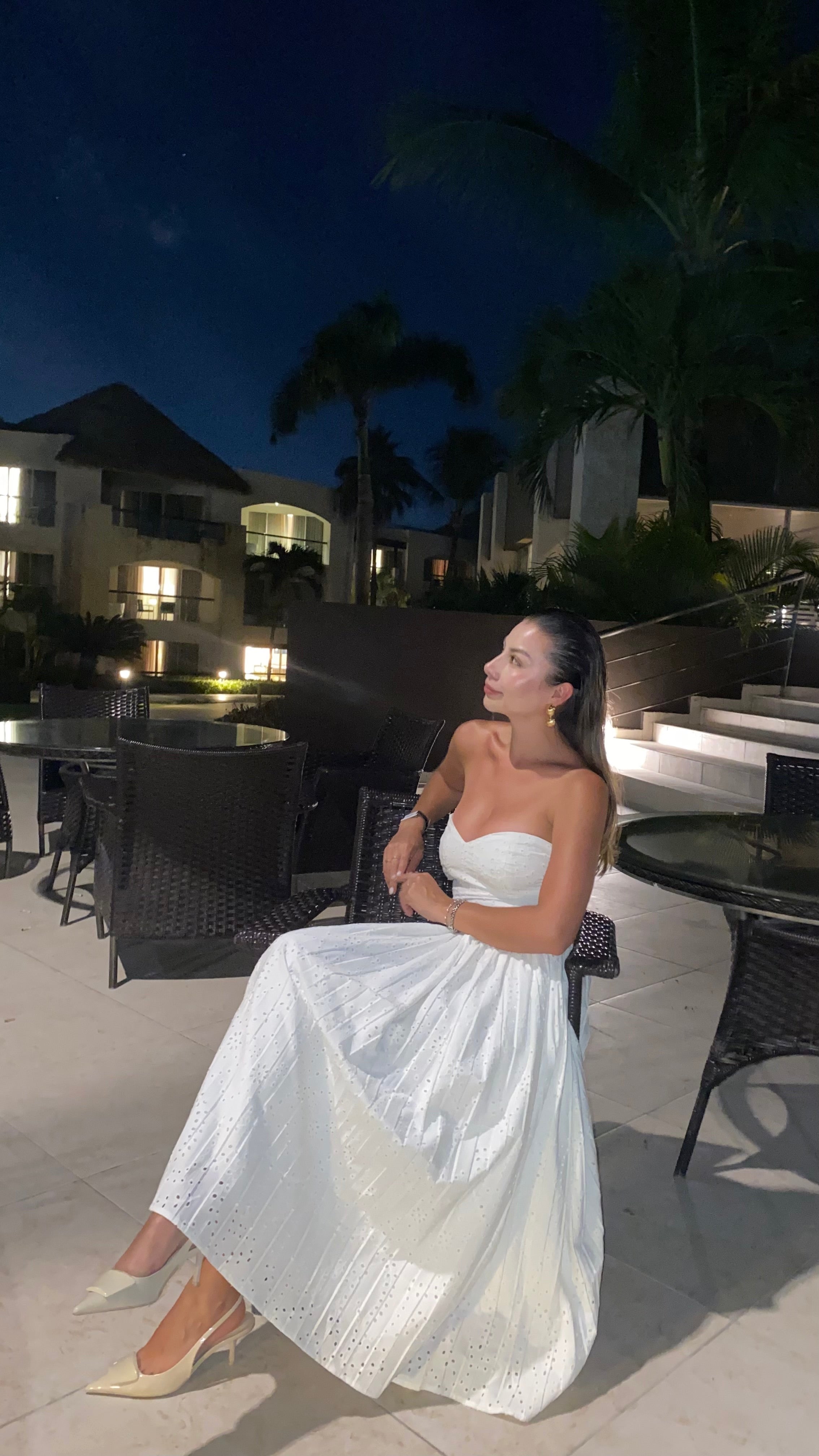 Coquette White Dress