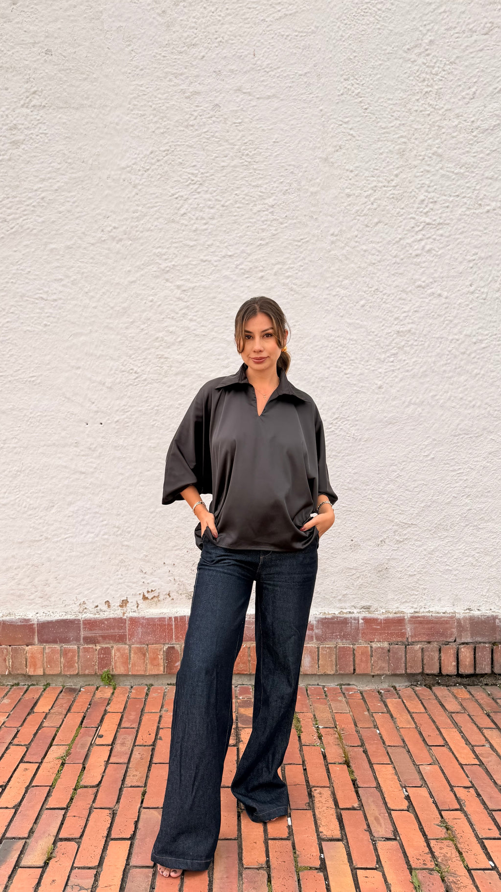 Stella Black Blouse