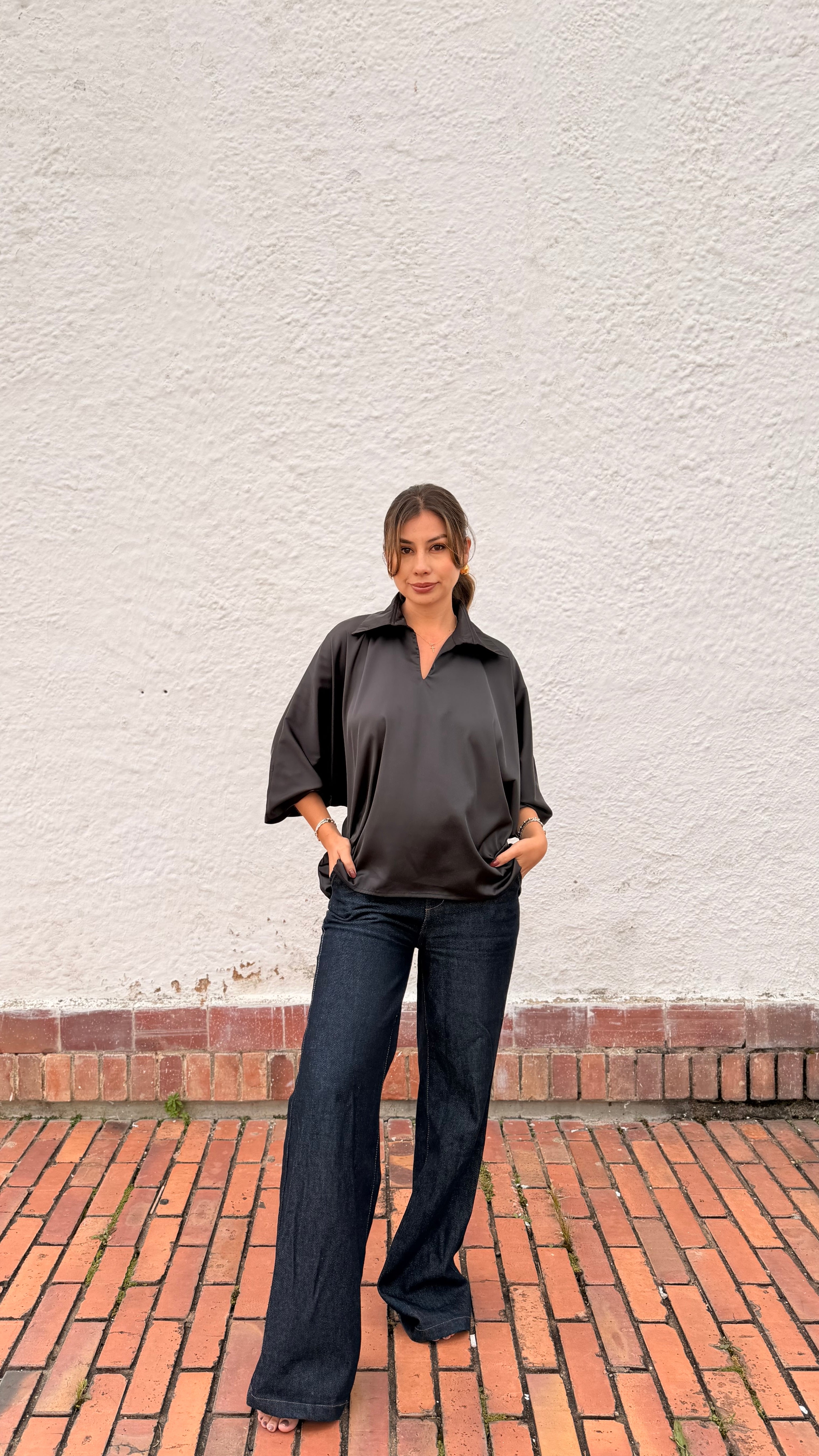 Stella Black Blouse