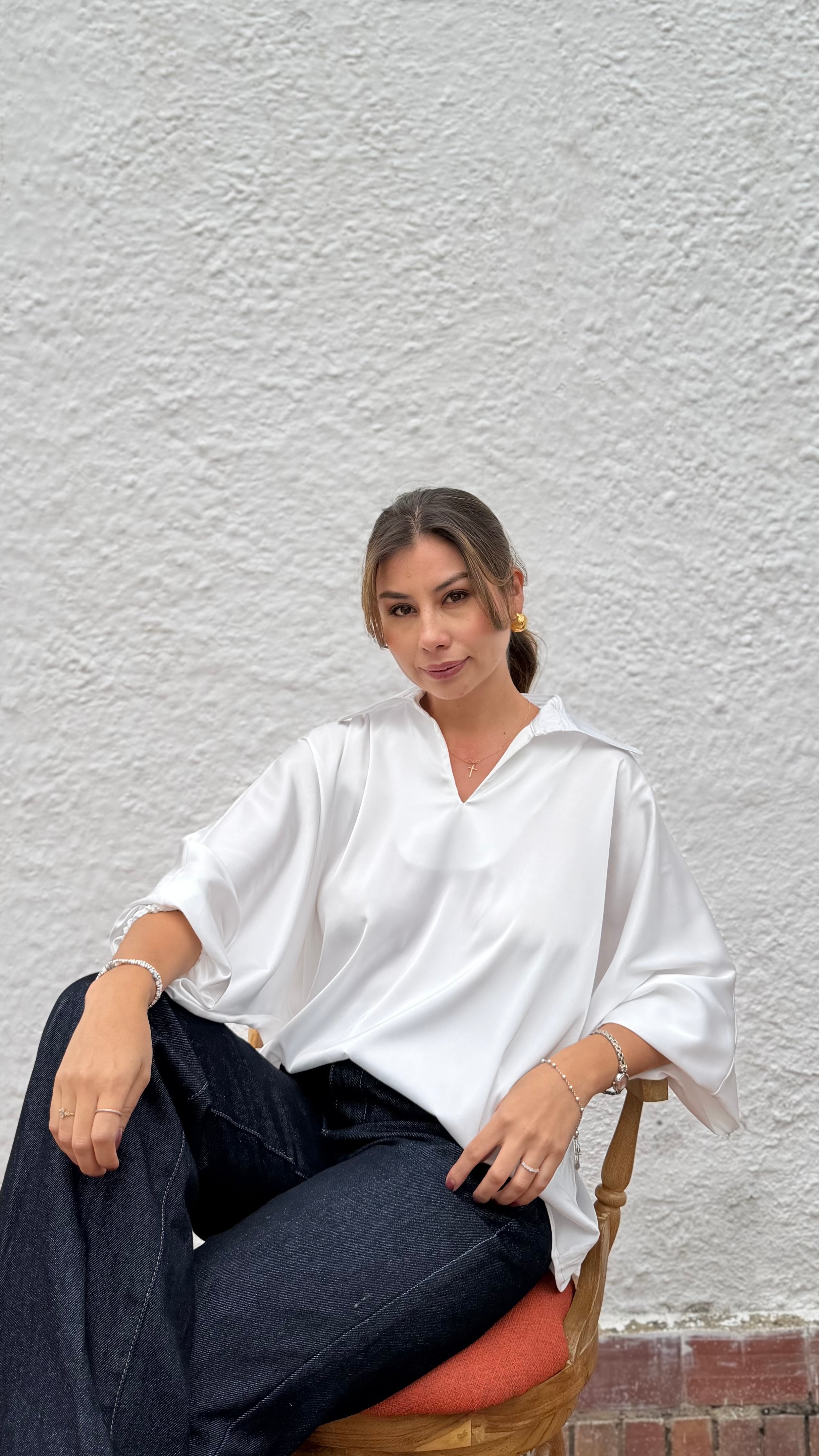 Stella White Blouse