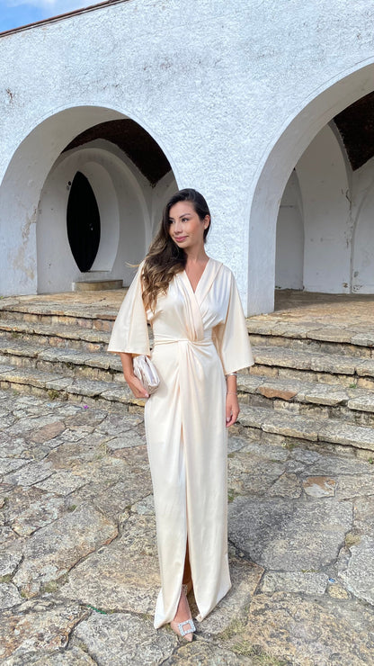 Vestido Valencia en Blanco Marfil