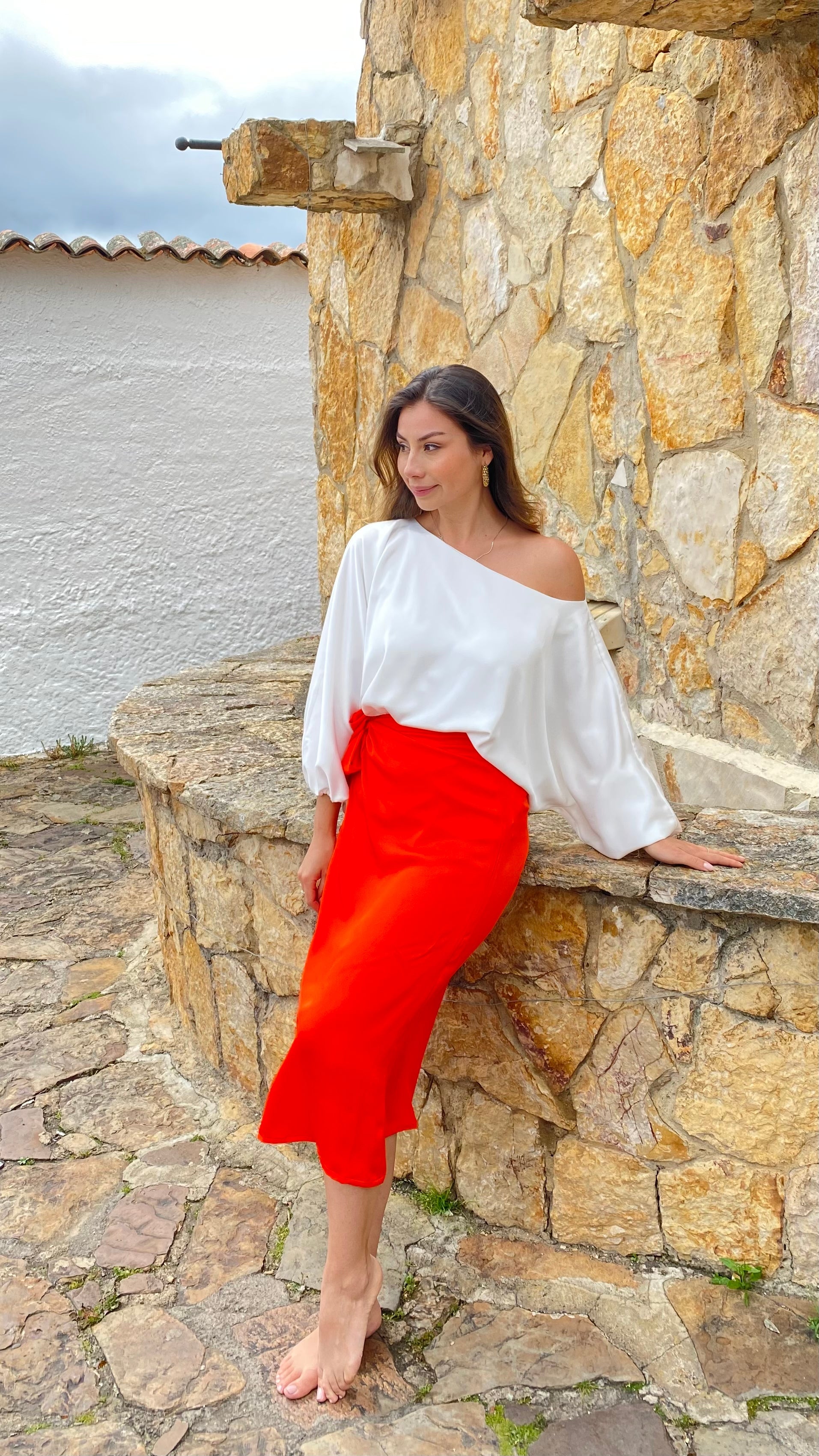 Orange Skirt