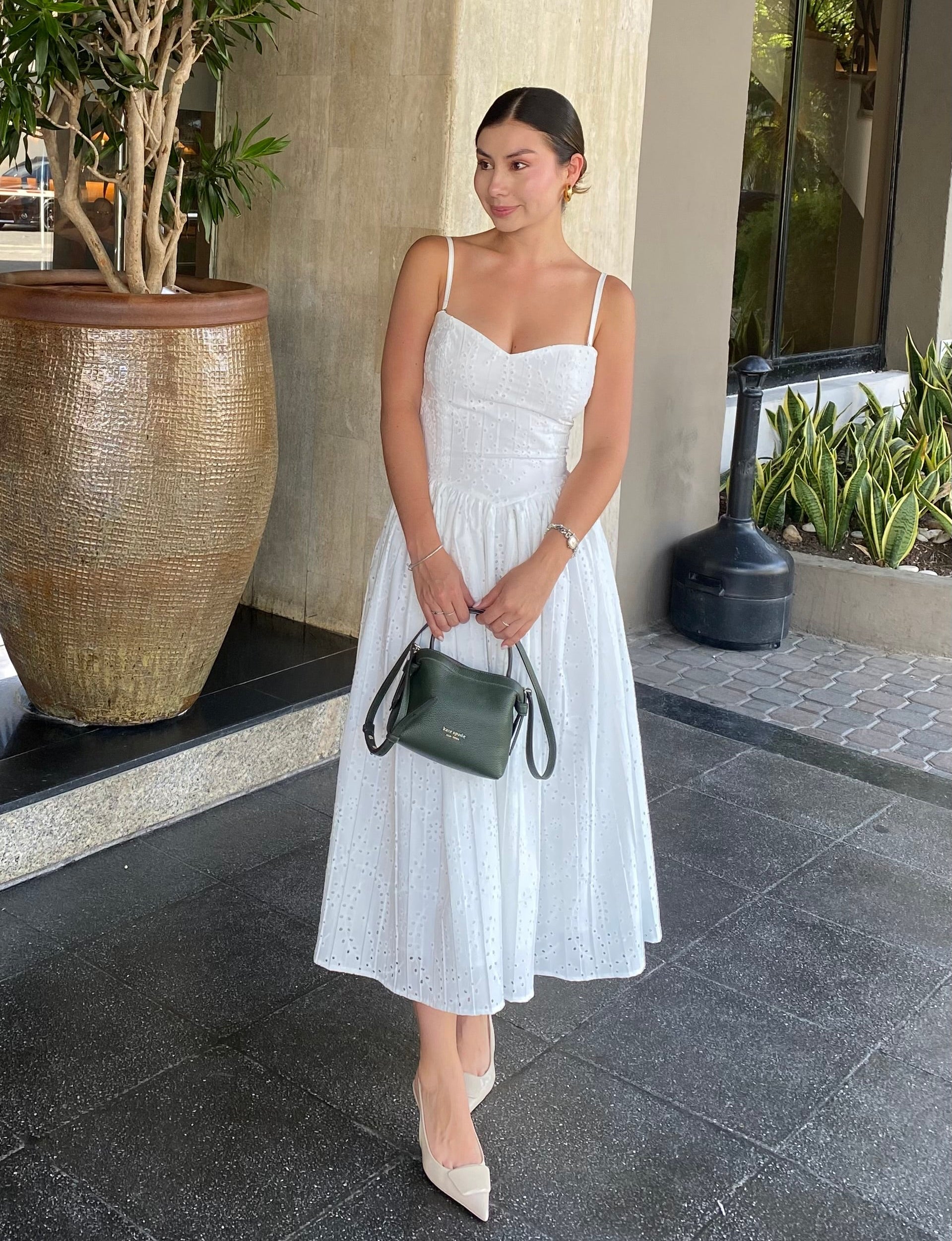 Coquette White Dress