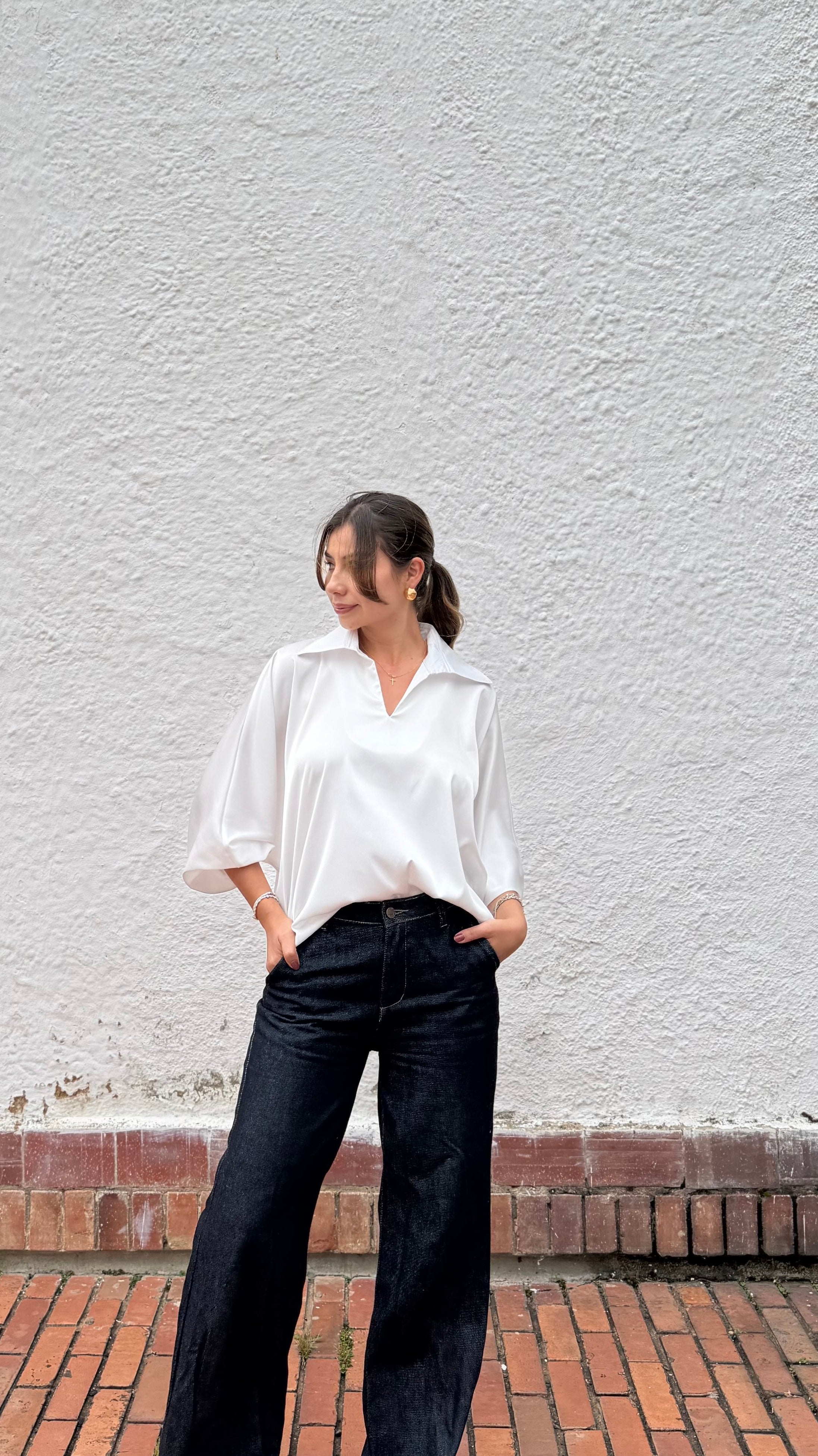 Stella White Blouse