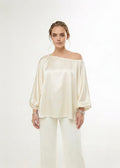 IVORY CAPRI BLOUSE