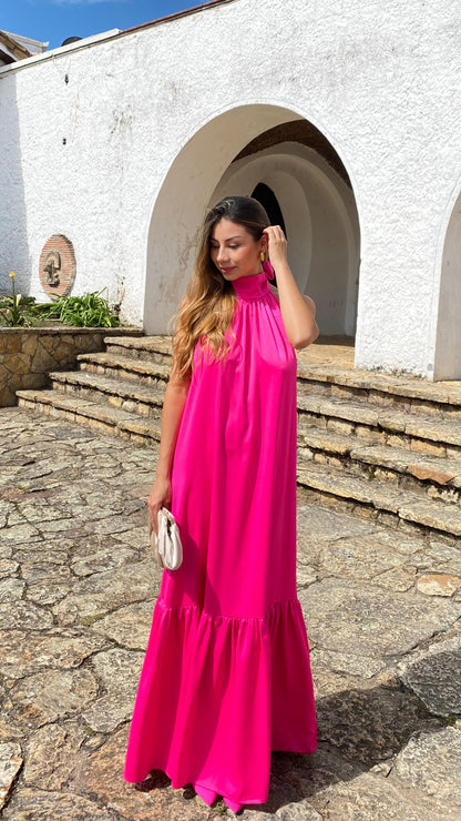 Vestido Atenea Fucsia