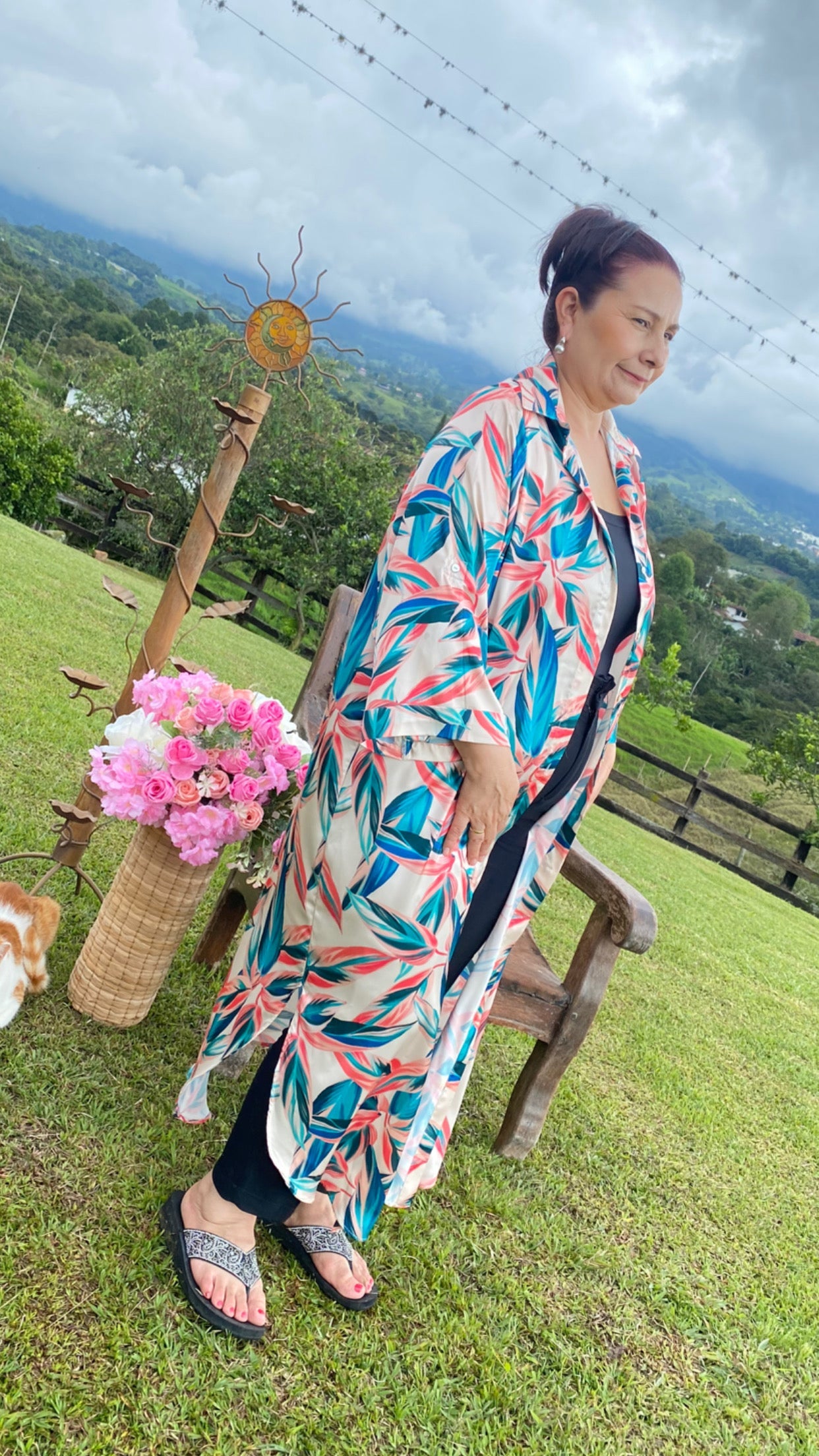 Kimono Vestido Esmeralda