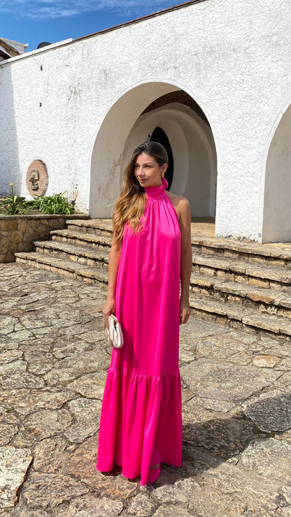 Vestido Atenea Fucsia